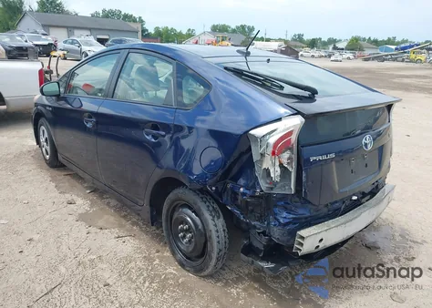 2013 Toyota Prius Three from USA, damaged, VIN JTDKN3DU5D1676887